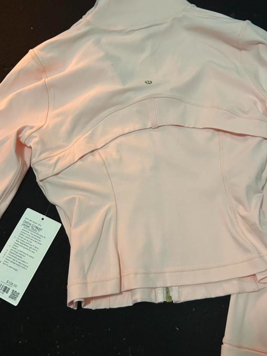 lululemon athletica Light Pink Zip Jacket with Gold Zippers - Picture 3 of 4